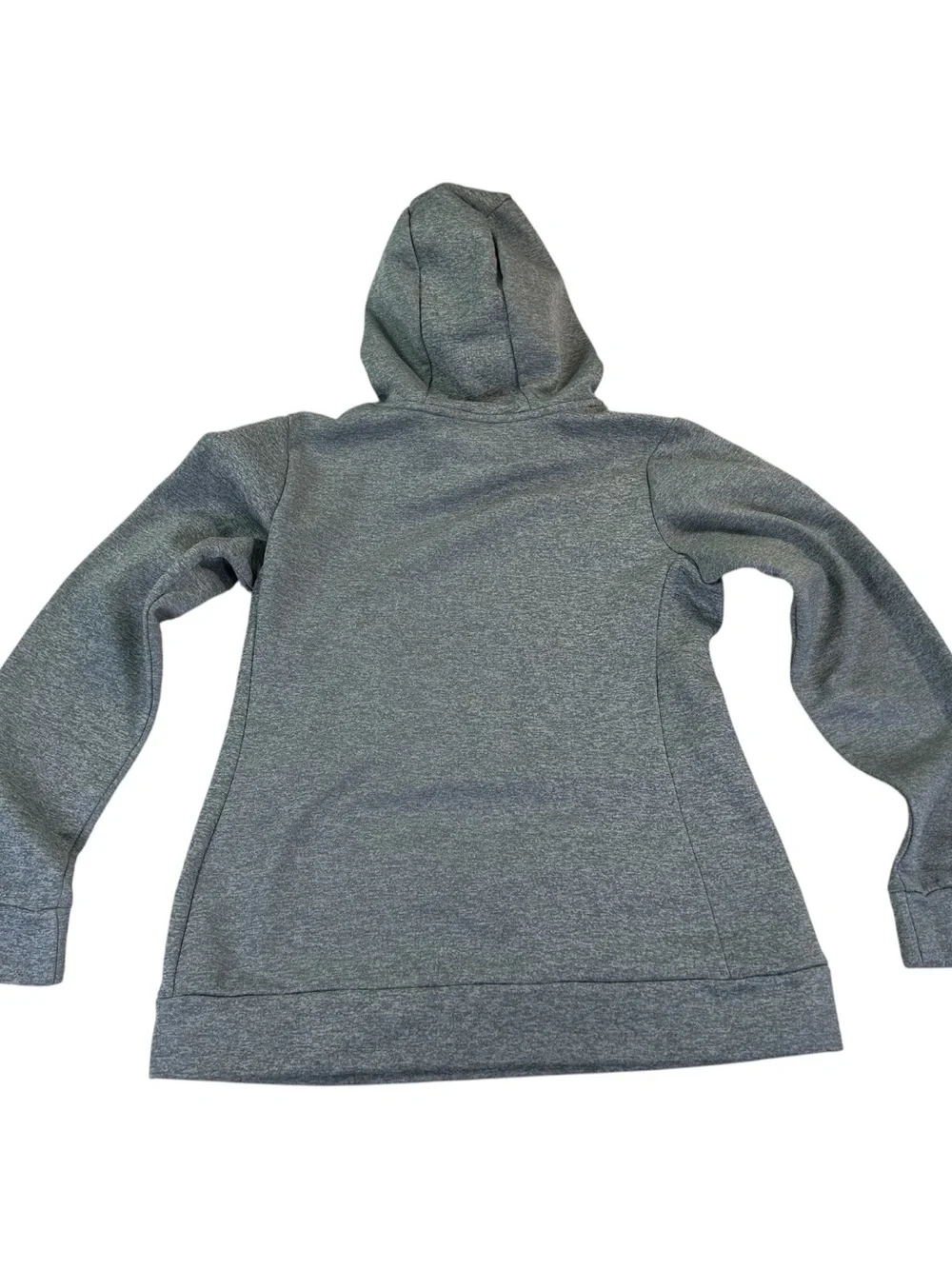 Nike Girls XL Dri-FIT Fleece Hoodie Gray Pink Pullover Athletic Sweatshirt